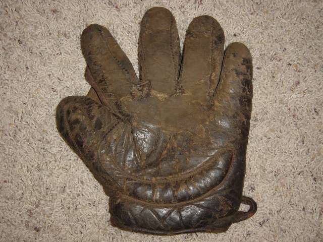 Early 1900's Crescent Glove Worn Front